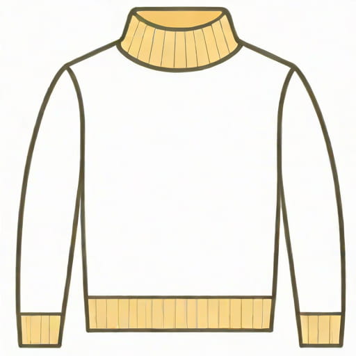 Cropped Turtleneck Sweater