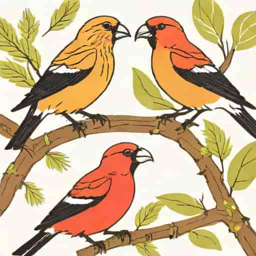 Crossbill Vs Grosbeak