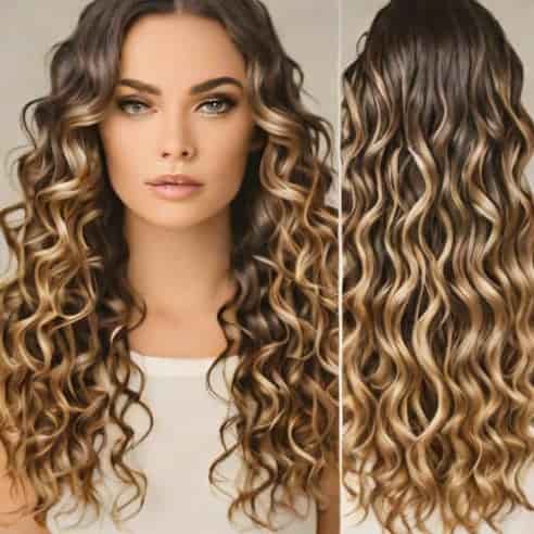 Curly Weft Hair Extensions
