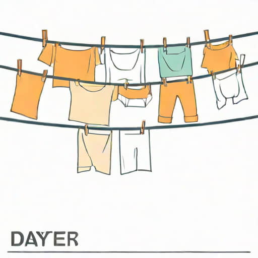Daytek Fold Down Clothesline