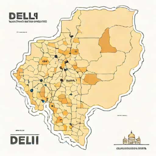 Delhi Sultanate Map
