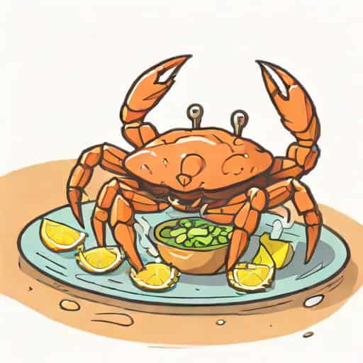 Deliver Steamed Horsehair Crab To Dua