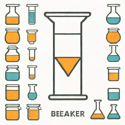 Diagram Of A Beaker With Labelling