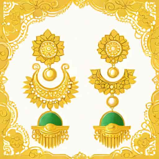 Earrings For Organza Saree