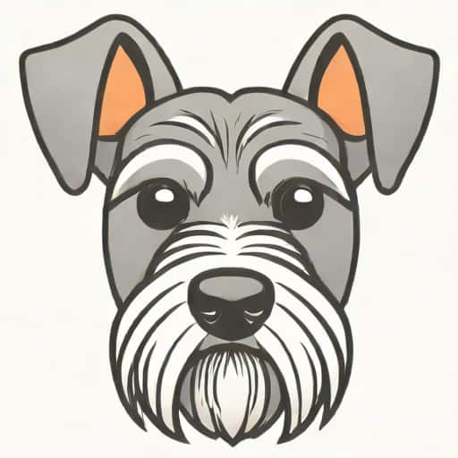 Easy Schnauzer Drawing