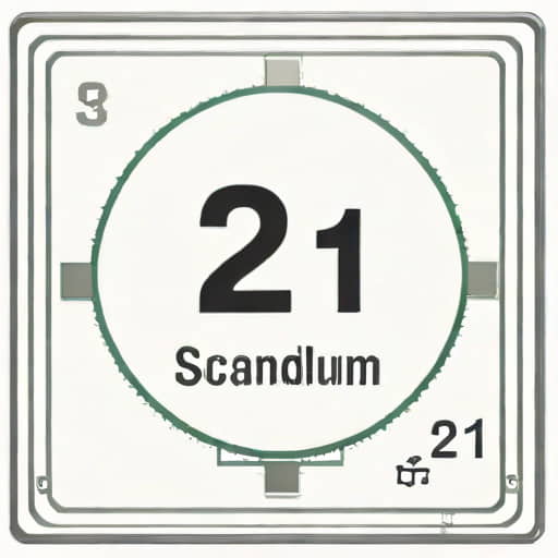 Electronic Configuration Of Scandium 21