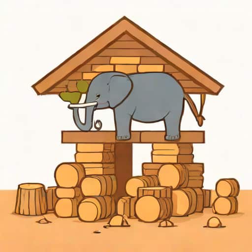 Elephant In The Room Woodpile