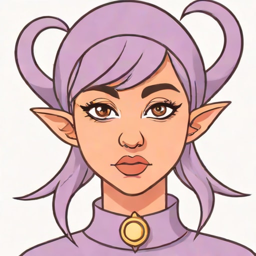 Elf Pout Clout Bust A Mauve