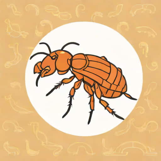 Fleas And Lice Infest The Body Of The Porter