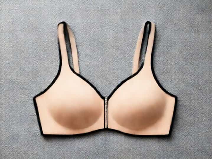 Front Zipper Mastectomy Bra