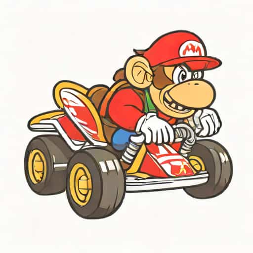 Funky Kong Mario Kart Wii