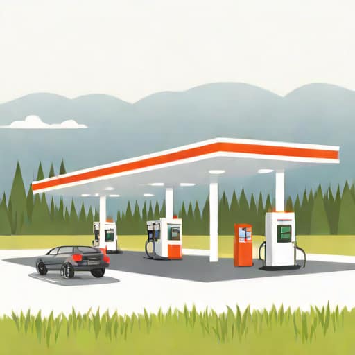 Gas Station Near Portland Jetport