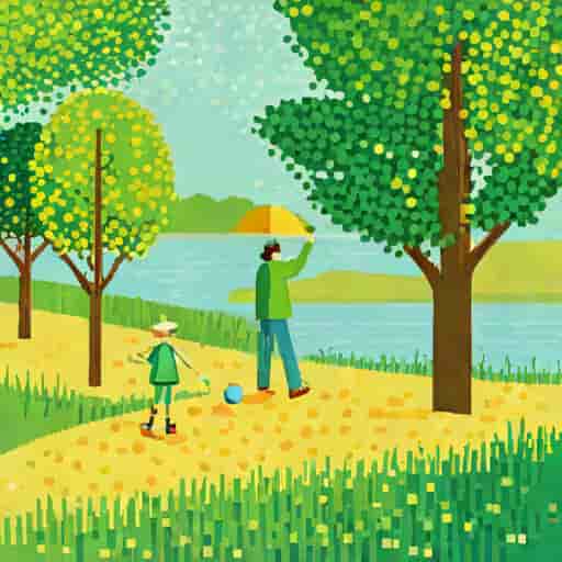 George Seurat Pointillism For Kids
