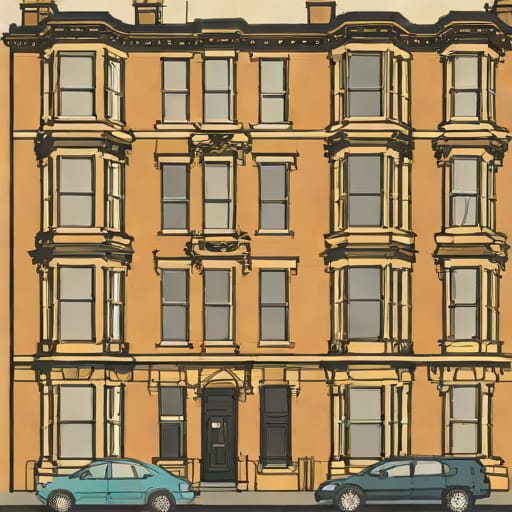 Glasgow Tenement Prints For Sale