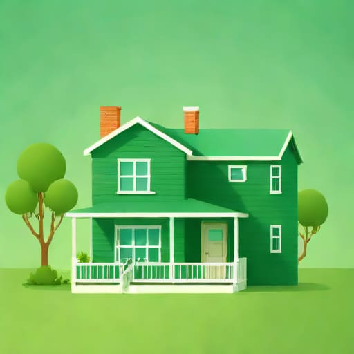 Green Weatherboard House