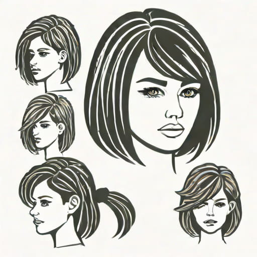 Hair Cutting Style Girl With Name