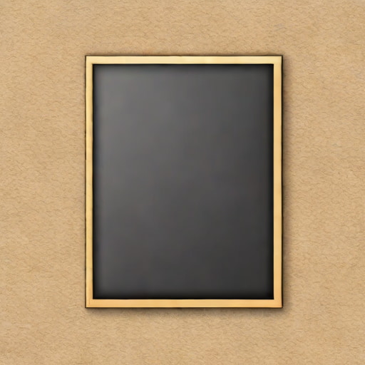 How To Make A Black Chalkboard