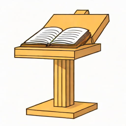 How To Put A Book On A Lectern