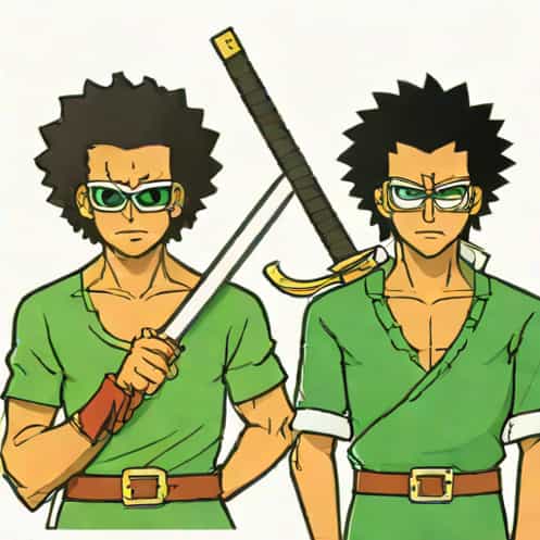 Huey Freeman X Roronoa Zoro