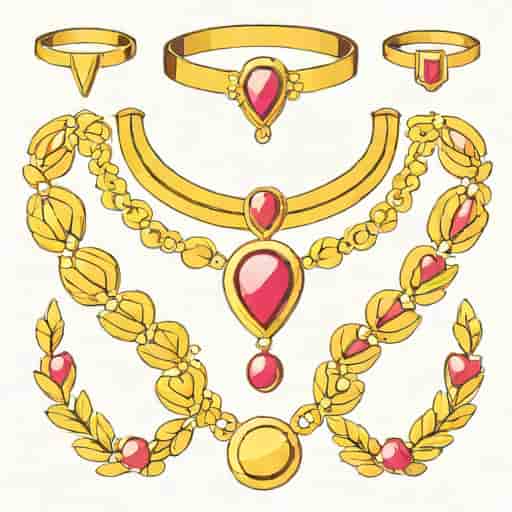 Jewellery For Sweetheart Neckline Blouse