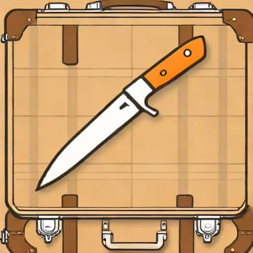 Knife In Checked Luggage Europe