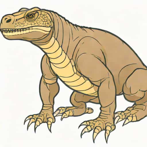 Komodo Dragon Musculature