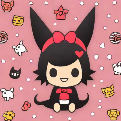 Kuromi And Melody Wallpaper