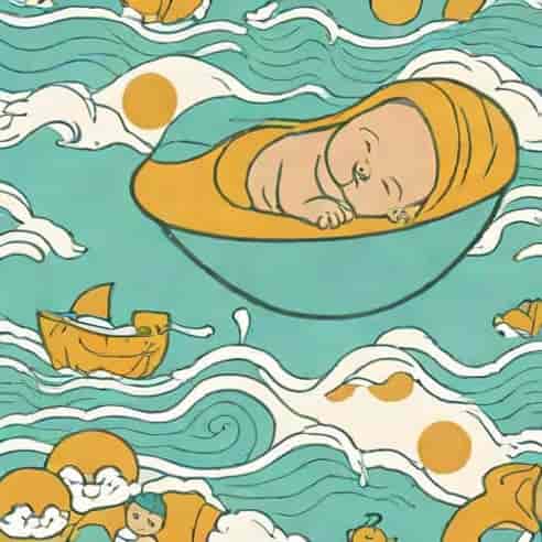 Kyte Baby Crepe Riptide
