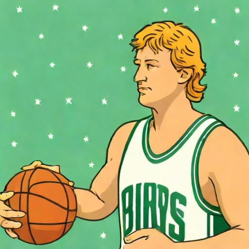 Larry Bird Signing Autographs