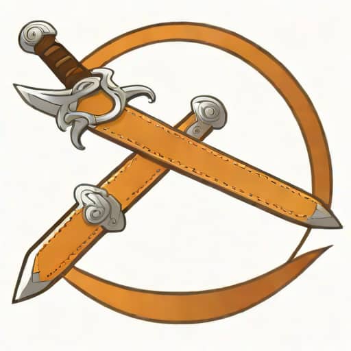 Leather Sword Baldric