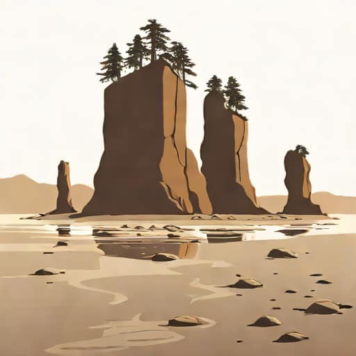Low Tide Hopewell Rocks