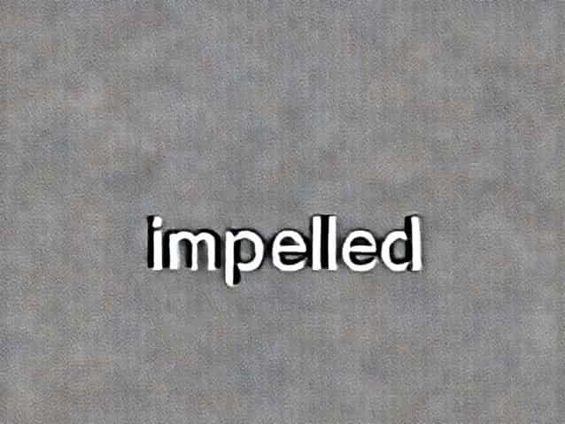 Make Sentence Of Impelled
