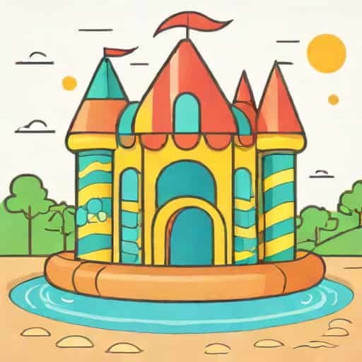 Mermaid Bouncy Castle