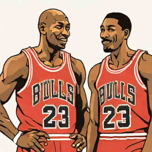 Michael Jordan And Scottie Pippen
