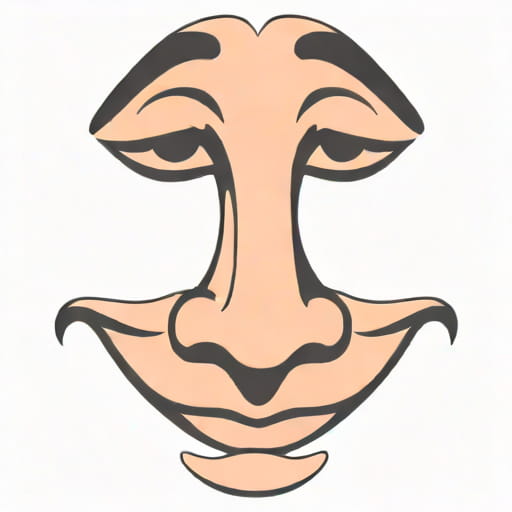 Mild Undulation Of The Nasal Septum