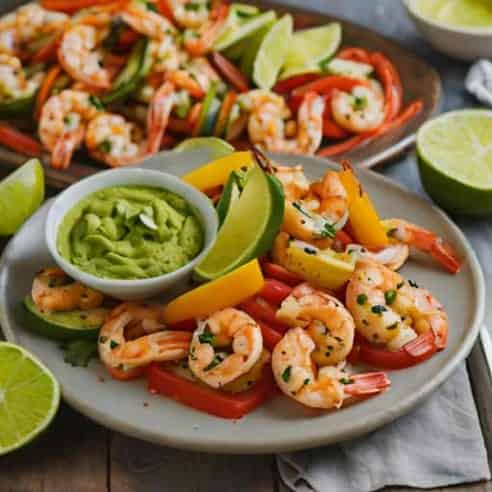 Natashas Kitchen Shrimp Fajitas