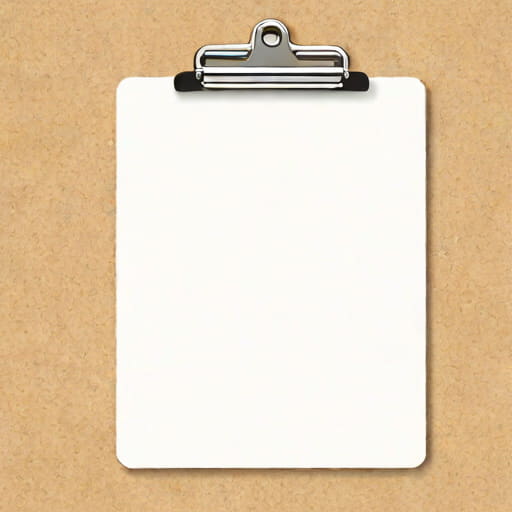 Natural Hardboard Foolscap Clipboard