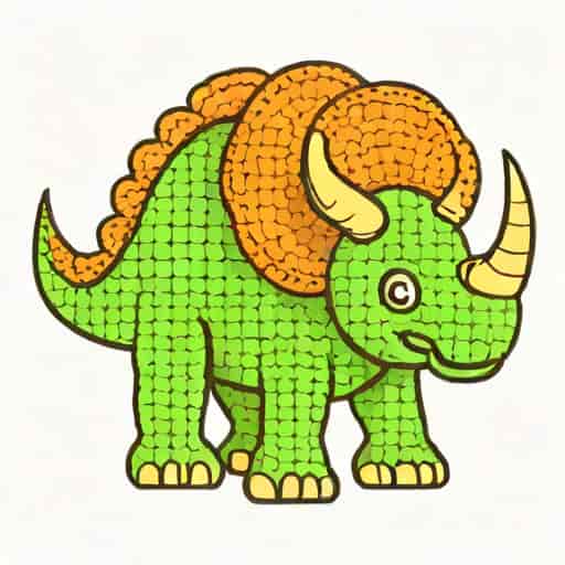 No Sew Triceratops Crochet Pattern