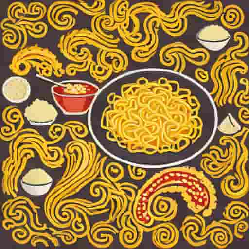 Noodles And Rice Paisley