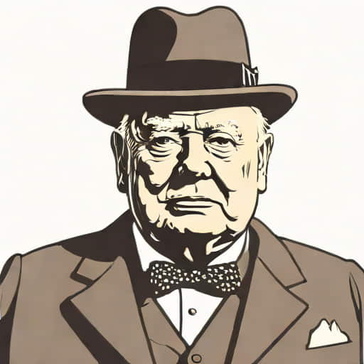 Old Winston Churchill