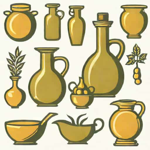 Olive Oil Wine Pottery And Metalwork