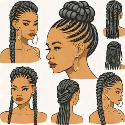 One Braid Hairstyles For Black Hair
