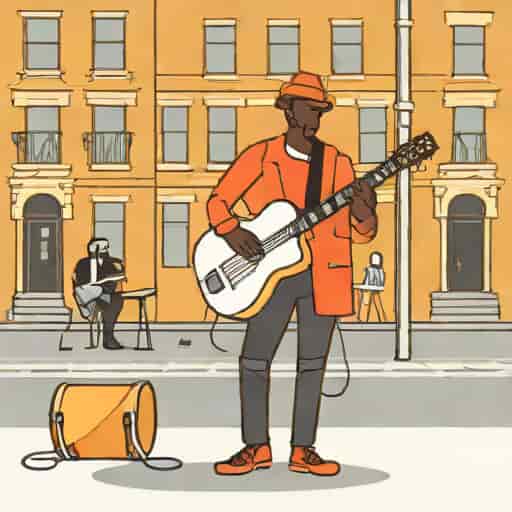 One Man Band Street Performer