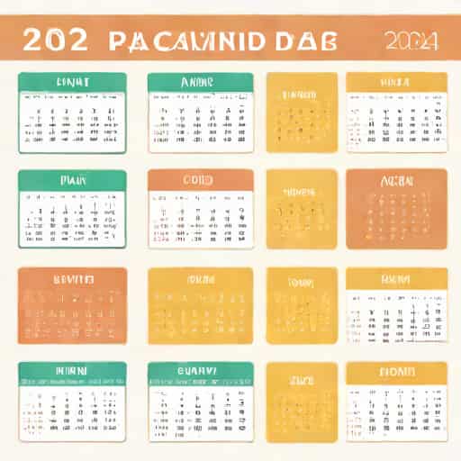 One Page Calendar 2024 Printable