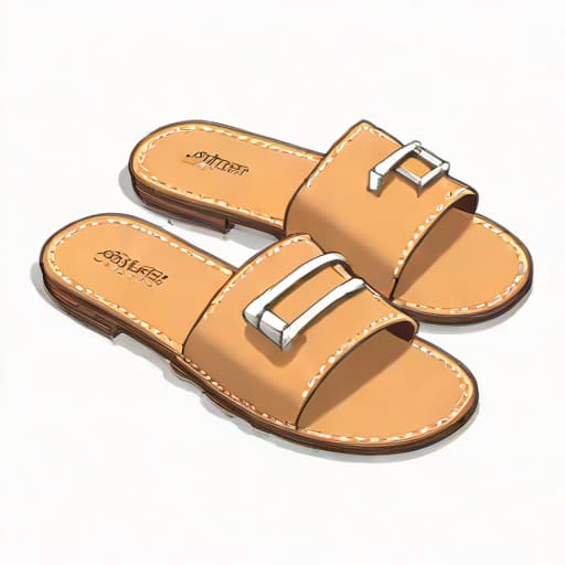 One Stud Calfskin Slide Sandals