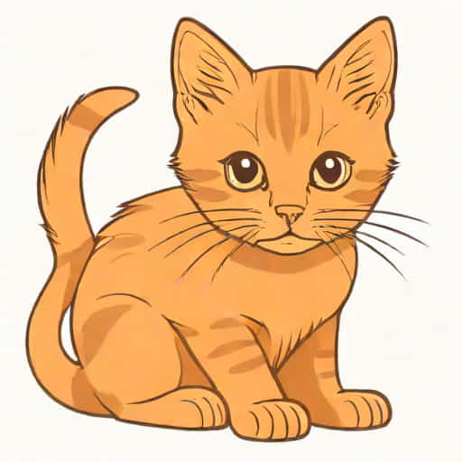 Orange American Wirehair Kitten