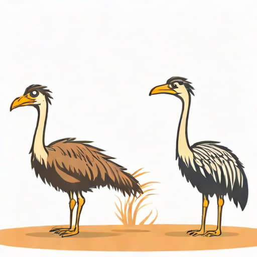 Ostrich Vs Emu Vs Rhea