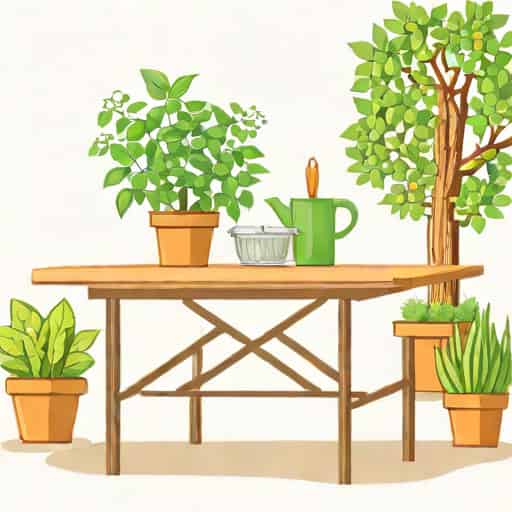 Outdoor Gardening Table