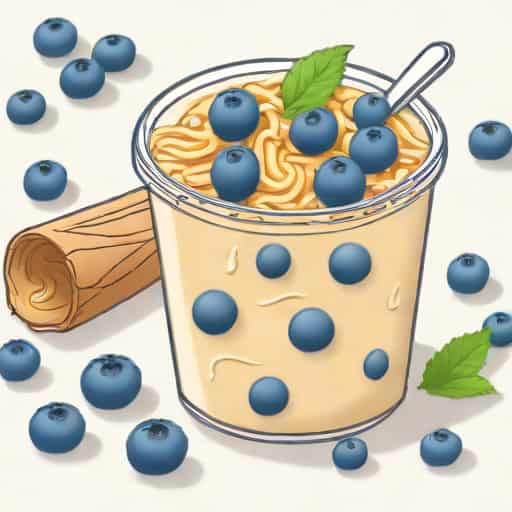 Overnight Oats Blueberry