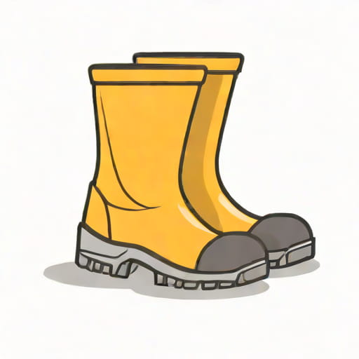 Overshoe Zip Composite Safety Toe